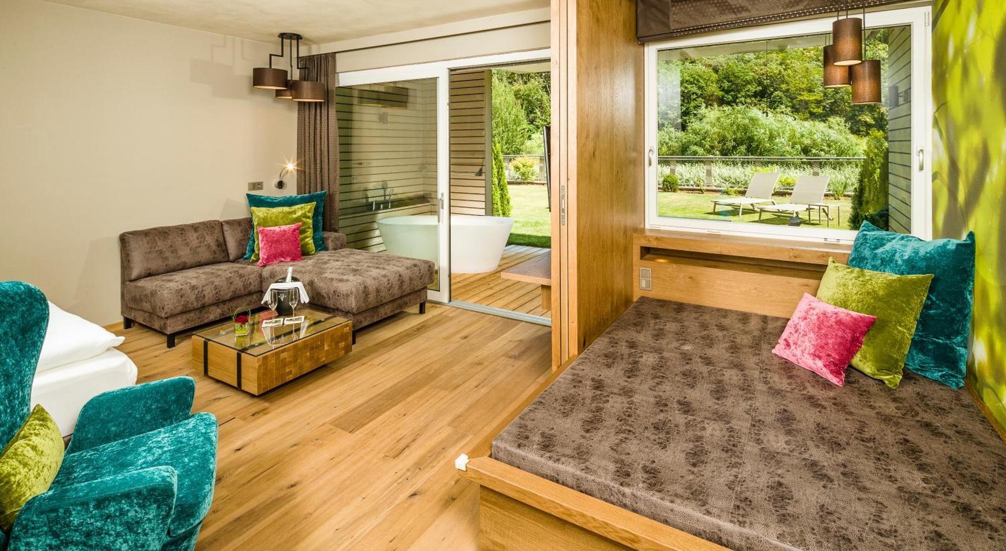 Gartenhotel Moser Appiano Sulla Strada Del Vino Ruang foto
